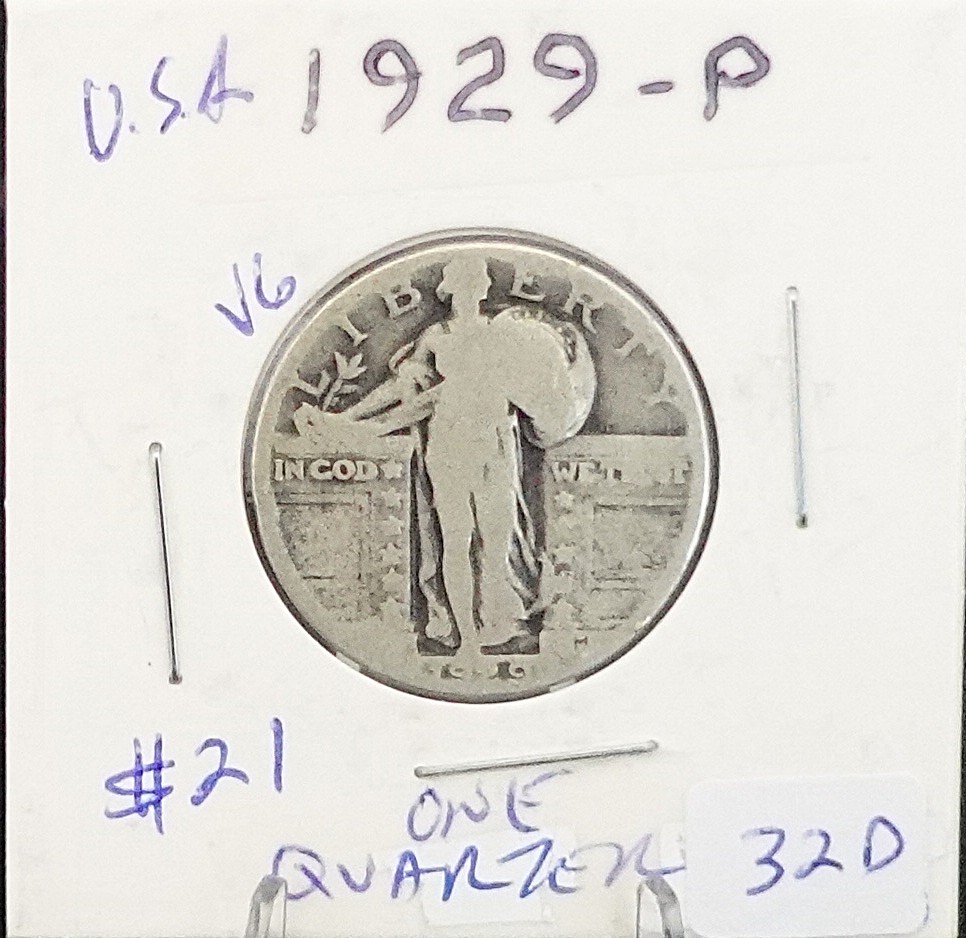 (3) 1927, 1927 1929 Standing Liberty Quarters