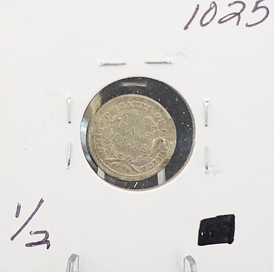 1855 Seated Half Dime