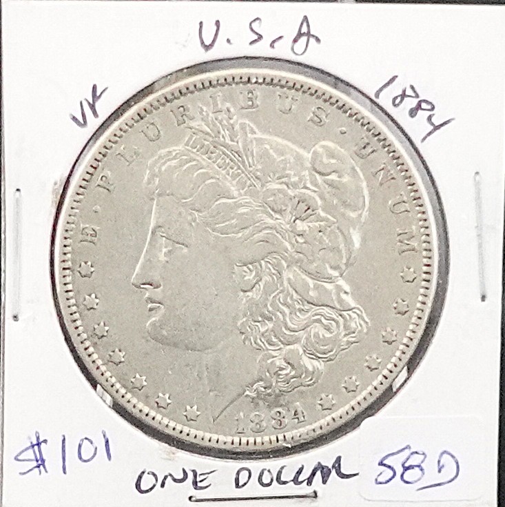 1884 Morgan Dollar