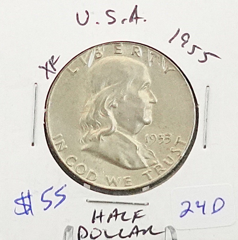 1955 Franklin Half Dollar