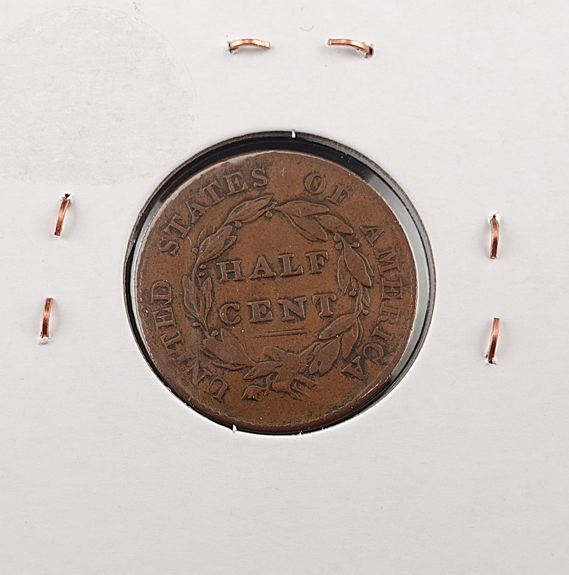 1825 Classic Head Half Cent