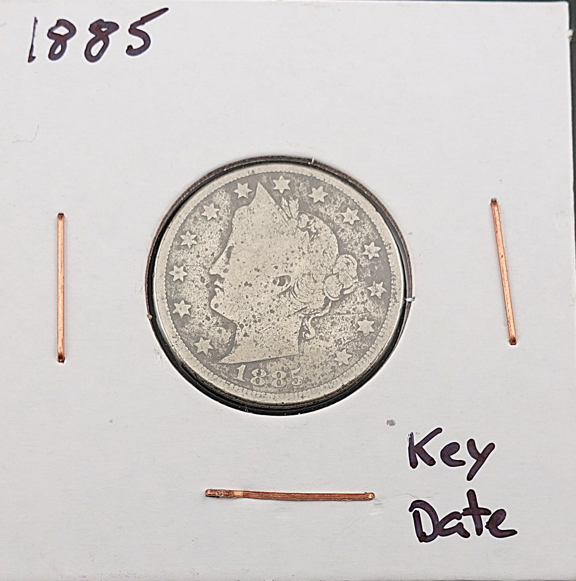1885 V Nickel