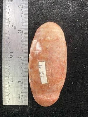 Rose Quartz Boatstone from the Gibson Collection Catalog Number G-81. Rose Quartz Boatstone 