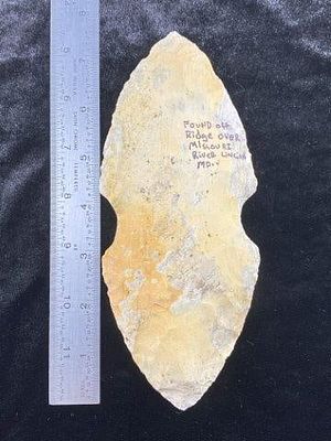 Bi Pointed Flint Axe Lincoln Co Missouri , Ex Hoots Collection 1970's Arkansas Please see 