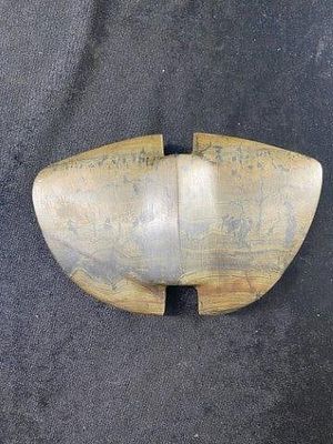 Slate Winged Bannerstone from Ohio Indian Artifact Arrowhead. KEY WORDS: INDIAN ARTIFACT 