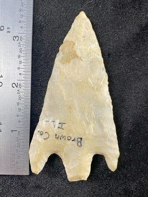 Buck Creek from Illinois Indian Artifact Arrowhead. KEY WORDS: INDIAN ARTIFACT ARTIFACTS 