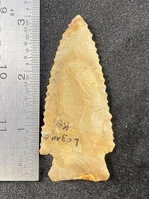 Hardin from Kentucky Indian Artifact Arrowhead. KEY WORDS: INDIAN ARTIFACT ARTIFACTS ARROWHEAD 