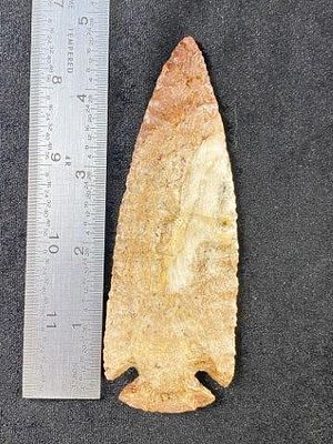 Lost Lake from Illinois Indian Artifact Arrowhead. KEY WORDS: INDIAN ARTIFACT ARTIFACTS 