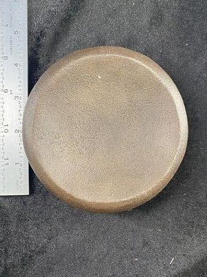 Discoidal from Illinois Indian Artifact Arrowhead. KEY WORDS: INDIAN ARTIFACT ARTIFACTS 