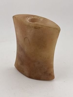 Quartz Bannerstone Indian Artifact Arrowhead. KEY WORDS: INDIAN ARTIFACT ARTIFACTS ARROWHEAD 