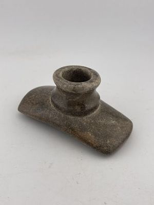 Hopewell Pipe Indian Artifact Arrowhead. KEY WORDS: INDIAN ARTIFACT ARTIFACTS ARROWHEAD 