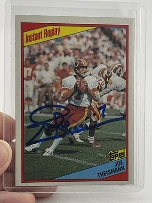 Joe Theisman Hand Signed Authentic Autograph. KEY WORDS: INDIAN ARTIFACT ARTIFACTS ARROWHEAD 