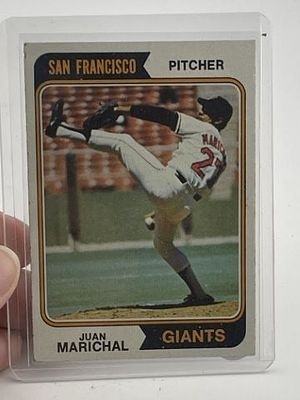 Juan Marichal Baseball Card. KEY WORDS: INDIAN ARTIFACT ARTIFACTS ARROWHEAD ARROWHEADS NATIVE 
