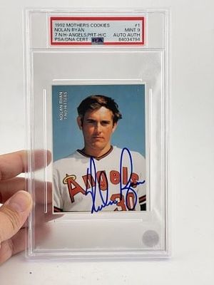 Nolan Ryan Hand Signed Authentic Autograph. KEY WORDS: INDIAN ARTIFACT ARTIFACTS ARROWHEAD 