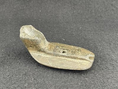 Stone Pottery Pipe with bowl damage Indian Artifact Arrowhead. KEY WORDS: INDIAN ARTIFACT 