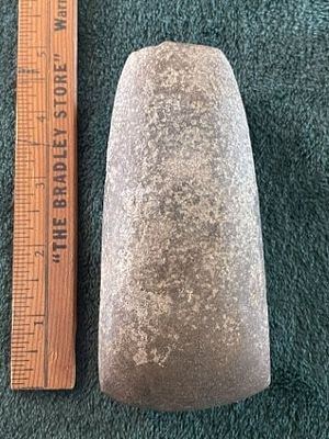 Celt Indian Artifact Arrowhead. KEY WORDS: INDIAN ARTIFACT ARTIFACTS ARROWHEAD ARROWHEADS NATIVE 