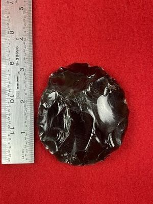 Obsidian Chipped Blade Indian Artifact Arrowhead. KEY WORDS: INDIAN ARTIFACT ARTIFACTS ARROWHEAD 