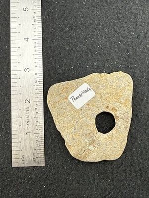 Pendant from Pennsylvania Indian Artifact Arrowhead. KEY WORDS: INDIAN ARTIFACT ARTIFACTS 