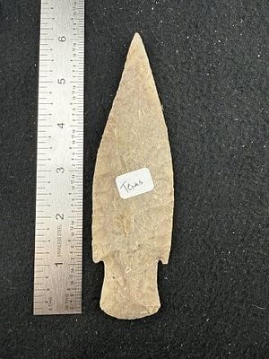 Hardin from Texas Indian Artifact Arrowhead. KEY WORDS: INDIAN ARTIFACT ARTIFACTS ARROWHEAD 