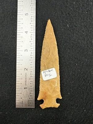 Knobbed Hardin from Georgia Indian Artifact Arrowhead. KEY WORDS: INDIAN ARTIFACT ARTIFACTS 