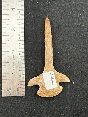 Dovetail Drill from Alabama Indian Artifact Arrowhead. KEY WORDS: INDIAN ARTIFACT ARTIFACTS 