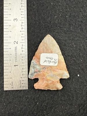 Hardin Indian Artifact Arrowhead. KEY WORDS: INDIAN ARTIFACT ARTIFACTS ARROWHEAD ARROWHEADS 