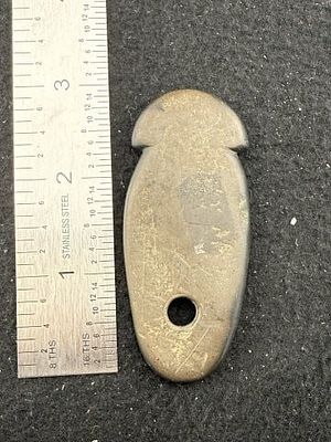 Anchor Pendant from Ohio Indian Artifact Arrowhead. KEY WORDS: INDIAN ARTIFACT ARTIFACTS 