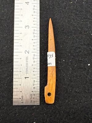 Bone Needle from Tennessee Indian Artifact Arrowhead. KEY WORDS: INDIAN ARTIFACT ARTIFACTS 