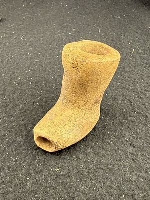 Stone Pipe Indian Artifact Arrowhead. KEY WORDS: INDIAN ARTIFACT ARTIFACTS ARROWHEAD ARROWHEADS 
