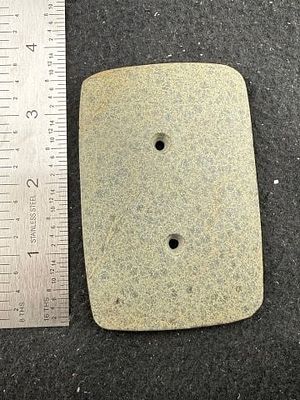 Gorget Indian Artifact Arrowhead. KEY WORDS: INDIAN ARTIFACT ARTIFACTS ARROWHEAD ARROWHEADS 