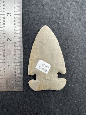 Thebes Indian Artifact Arrowhead. KEY WORDS: INDIAN ARTIFACT ARTIFACTS ARROWHEAD ARROWHEADS 