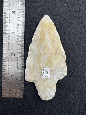 Adena Indian Artifact Arrowhead. KEY WORDS: INDIAN ARTIFACT ARTIFACTS ARROWHEAD ARROWHEADS 