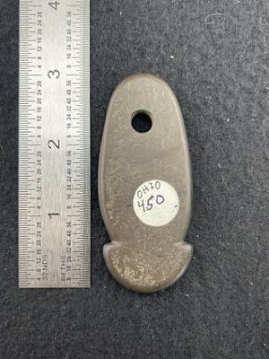Anchor Pendant from Ohio Indian Artifact Arrowhead. KEY WORDS: INDIAN ARTIFACT ARTIFACTS 