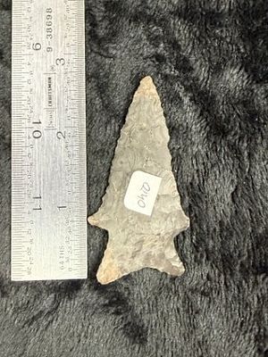 Hardin from Ohio Indian Artifact Arrowhead. KEY WORDS: INDIAN ARTIFACT ARTIFACTS ARROWHEAD 