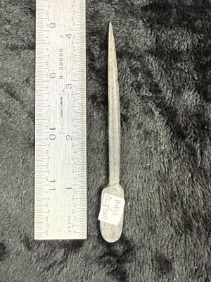 Stone Pin from Meigs County Tennessee Indian Artifact Arrowhead. KEY WORDS: INDIAN ARTIFACT 