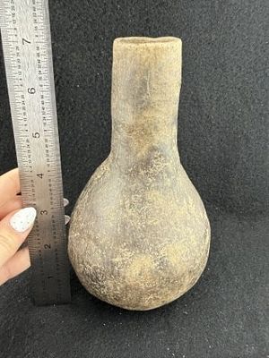 Caddo Water Bottle Solid. KEY WORDS: INDIAN ARTIFACT ARTIFACTS ARROWHEAD ARROWHEADS NATIVE 
