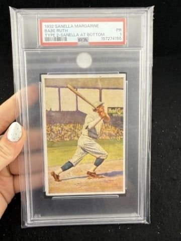 1932 Sanella Babe Ruth card: sold $850