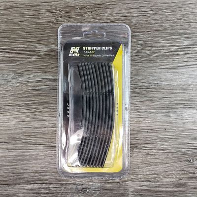 NEW NcSTAR SKS 10-ROUND STRIPPER CLIPS 7.62x39mm CALIBER (20 PC.). New in-box. 10-round stripper 