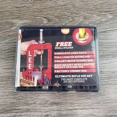 LEE ULTIMATE DIES, RELOADING DIES FOR 6.5 CREEDMOOR. Like new, in box. All parts included in 