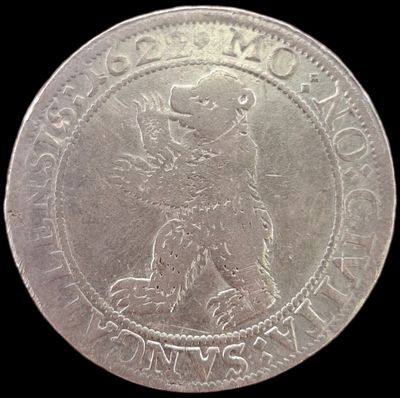 1 талер 1622 года. Медведь. Санкт Галлен Швейцария