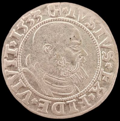 Пруссия 1 грош, 1533 года