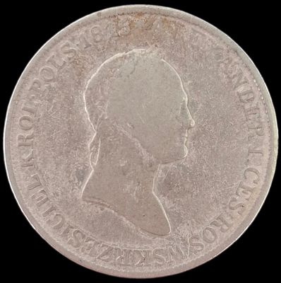 Польша 5 злотых, 1829 года. Александр I (Император Всероссийский)