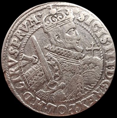 Польша 1 орт, 1623 года. Сигизмунд III (Король Польский, Шведский, Великий Князь Литовский). Люкс!