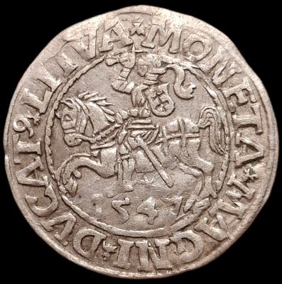 Литва ½ гроша, 1547 года. Сигизмунд II Август