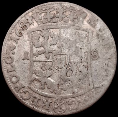 Орт 1684 года. Ян III Собеский. Редкий!