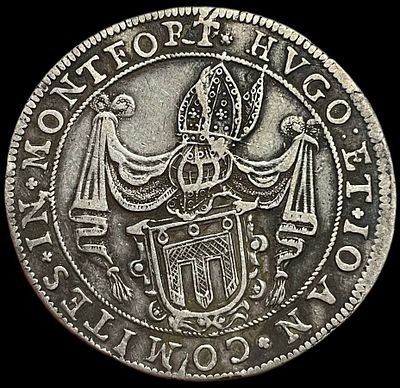 Талер 1621 года. Монфорд. Редкий