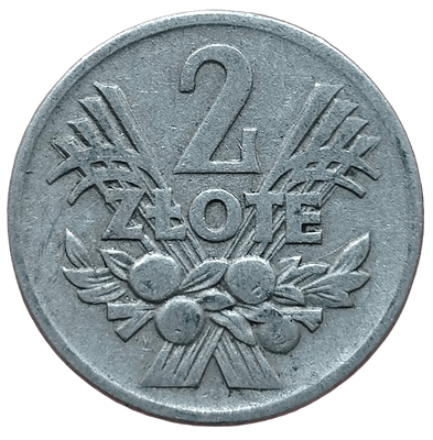 Польша 2 злотых, 1960 года.