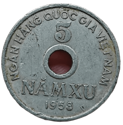 Вьетнам 5 су (su) 1958 года