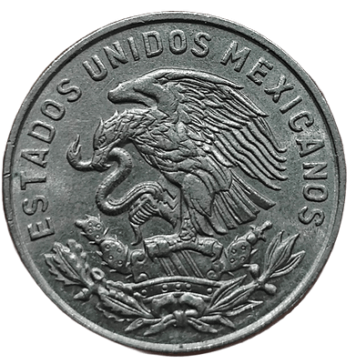 Мексика 50 сентаво, 1967 года. UNC
Куаутемок