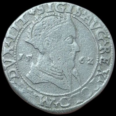3 гроша 1562 R. Сигизмунд II Август